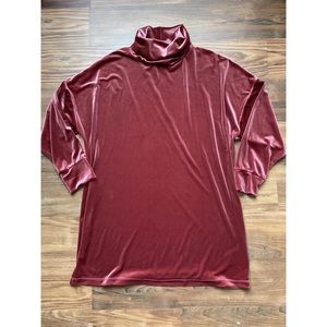 Urban Outfitters velvet sweater dress